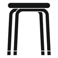 stoel icoon, gemakkelijk stijl vector
