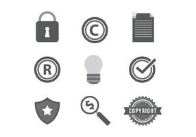 Gratis Copyright Vector Icons