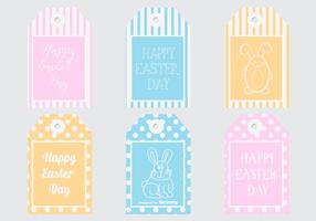 Pasen Gift Tags Collection vector