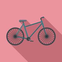 Frans fiets icoon, vlak stijl vector