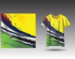 t-shirt sport grunge achtergrond voor extreem Jersey team racing wielersport Amerikaans voetbal gaming backdrop behang vector