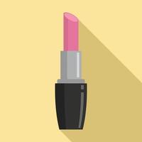 sexy lippenstift icoon, vlak stijl vector