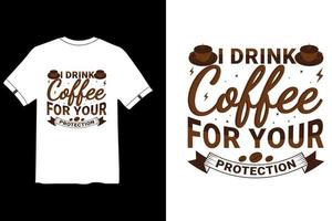 koffie t-shirt ontwerp bundel, koffie t overhemd ontwerp citaten, grappig t-shirt ontwerp vector