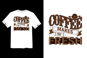 koffie gezegde en citaat, grappig koffie t-shirt ontwerp vector