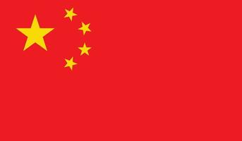 China vlag beeld vector