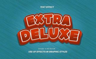 tekst effect sticker met kleur en 3d ontwerp vector