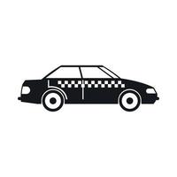 taxi icoon, gemakkelijk stijl vector