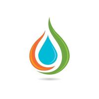 waterdruppel logo sjabloon vector