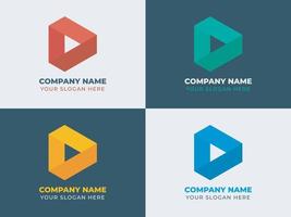 brief logo ontwerp bedrijf logo vector