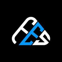 Fez brief logo creatief ontwerp met vector grafisch, Fez gemakkelijk en modern logo in ronde driehoek vorm geven aan.