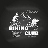 berg fietsen club. vector illustratie.
