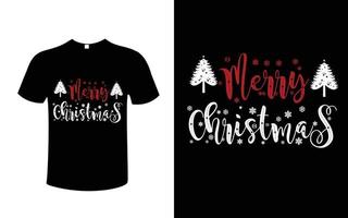 vrolijk Kerstmis t overhemd ontwerp vector
