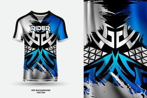 abstract sport- Jersey ontwerp sjabloon mockup vector