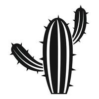 woestijn cactus icoon, gemakkelijk stijl vector