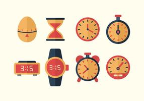 Free Time Vector Icons