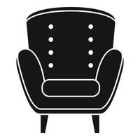 comfort fauteuil icoon, gemakkelijk stijl vector