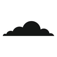 lucht wolk icoon, gemakkelijk stijl vector