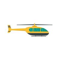 nut helikopter icoon, vlak stijl vector