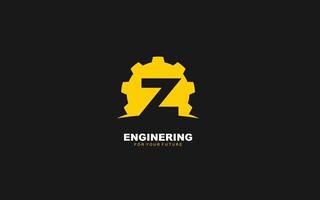 z logo uitrusting voor identiteit. industrieel sjabloon vector illustratie voor uw merk.