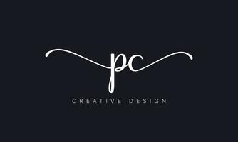 handschrift brief pc logo pro vector het dossier pro vector pro vector