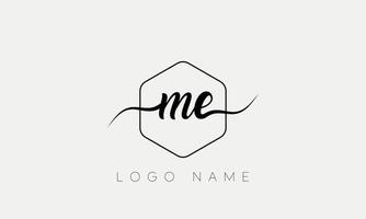 handschrift brief me logo pro vector het dossier pro vector pro vector