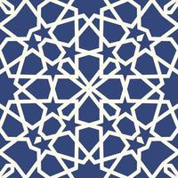 achtergrond met 3d naadloos patroon in Islamitisch stijl vector