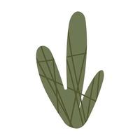 groen struik. hand- getrokken illustratie vector