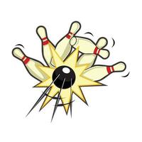 bowling pin illustratie vector