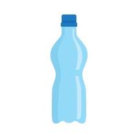 water plastic fles icoon, vlak stijl vector