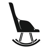 modern schommelen stoel icoon, gemakkelijk stijl vector