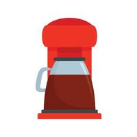 klassiek koffie machine icoon, vlak stijl vector