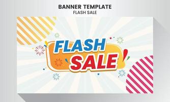 flash uitverkoop boodschappen doen poster of banier met 3d tekst.flits verkoop banier sjabloon ontwerp. speciaal aanbod flash uitverkoop campagne of Promotie. vector