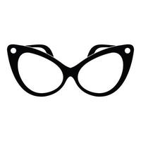 mode bril icoon, gemakkelijk stijl. vector