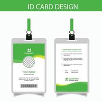 zakelijke ID-kaart ontwerpsjabloon vector