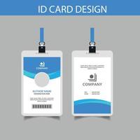 zakelijke ID-kaart ontwerpsjabloon vector