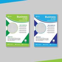 corporate flyer ontwerpsjabloon vector