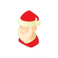 de kerstman claus icoon, tekenfilm stijl vector