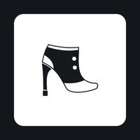 vrouwen laarzen icoon, gemakkelijk stijl vector