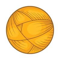 bal van wol garen voor breiwerk icoon, tekenfilm stijl vector