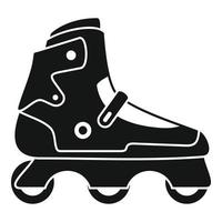 binnen- in lijn skates icoon, gemakkelijk stijl vector