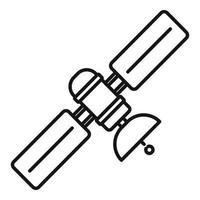 ruimte satelliet icoon, schets stijl vector