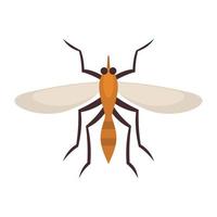 Brazilië mug icoon, vlak stijl vector