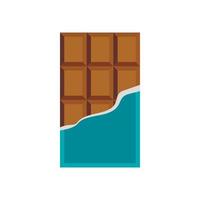 chocola icoon in vlak stijl vector