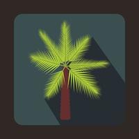 palm icoon in vlak stijl vector