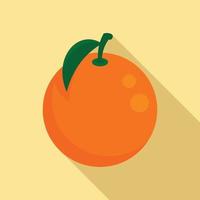 grapefruit icoon, vlak stijl vector