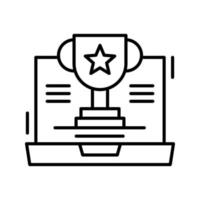 trofee vector pictogram