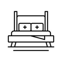 bed vector icoon