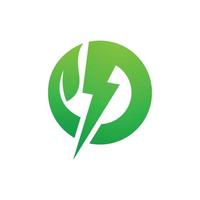 eco energy logo-afbeeldingen vector