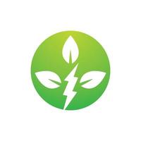 eco energy logo-afbeeldingen vector