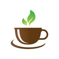 tea cup logo afbeeldingen vector